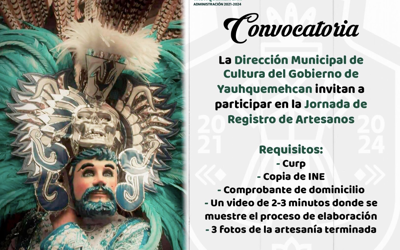 Por: Cortesía Inicia Ayuntamiento de Yauhquemehcan la “Jornada de Registro de Artesanos”