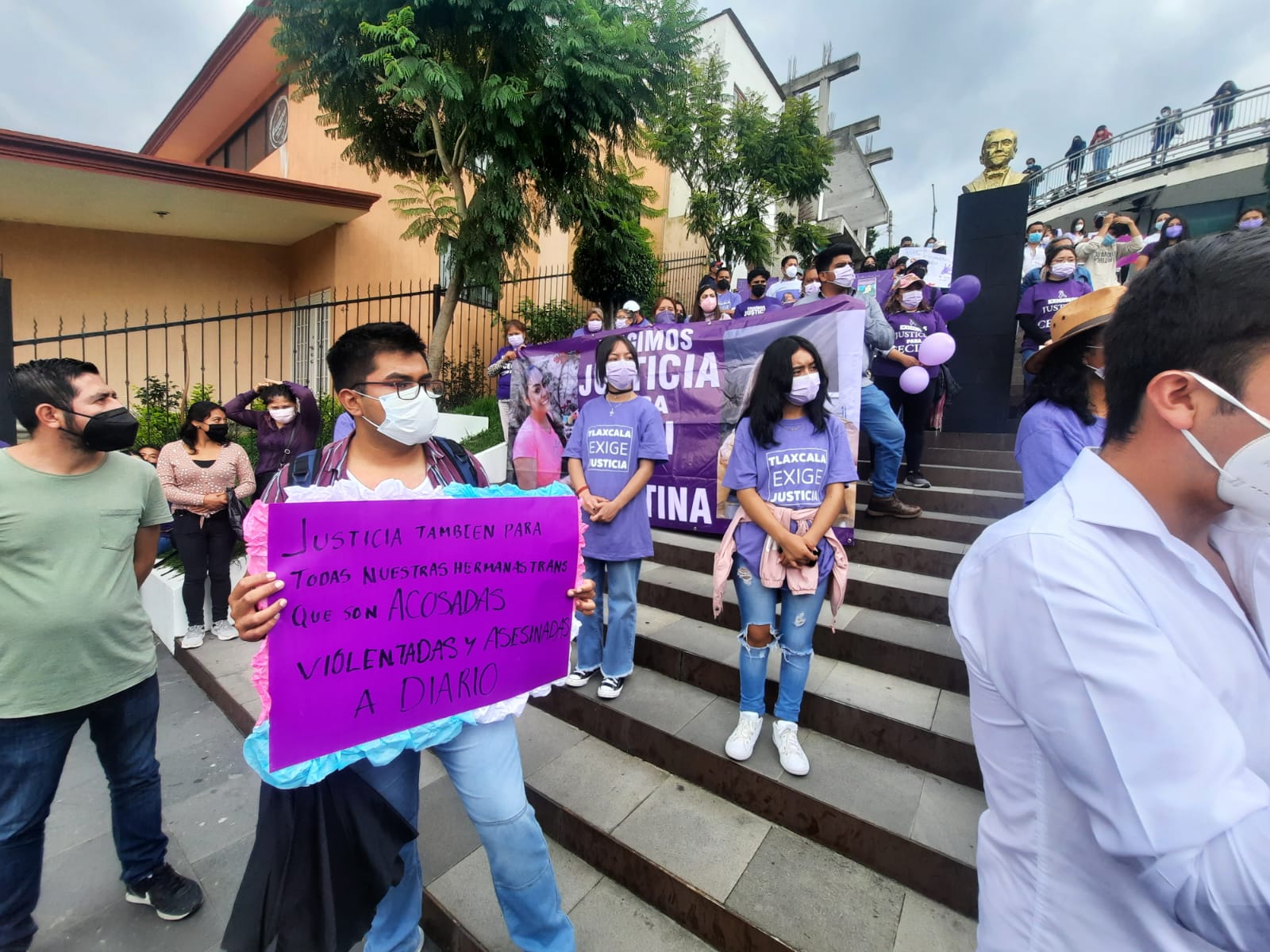 Claman a autoridades de Tlaxcala no dejar impunes feminicidios