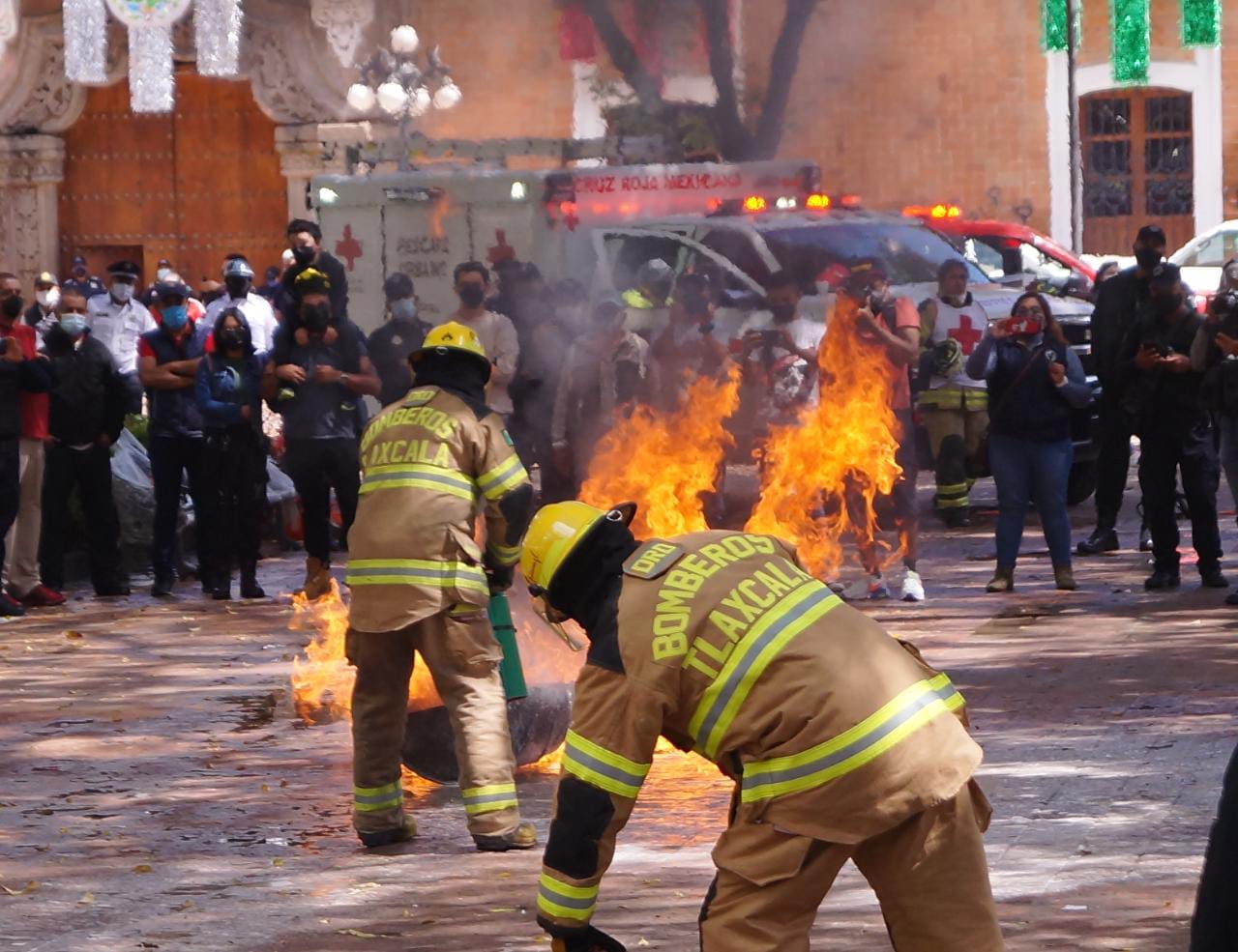 Participa Tlaxcala en macro simulacro nacional ante sismos