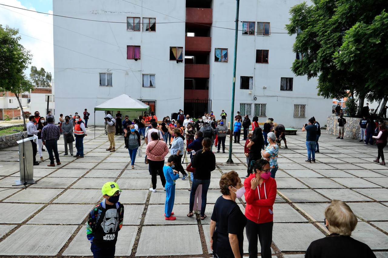 Por: Cortesía Entregan sistema de multialertamiento en la unidad habitacional La Margarita