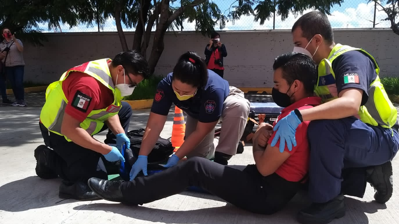 Por: Cortesía San Andrés Cholula se sumó a una nueva edición del Simulacro Nacional