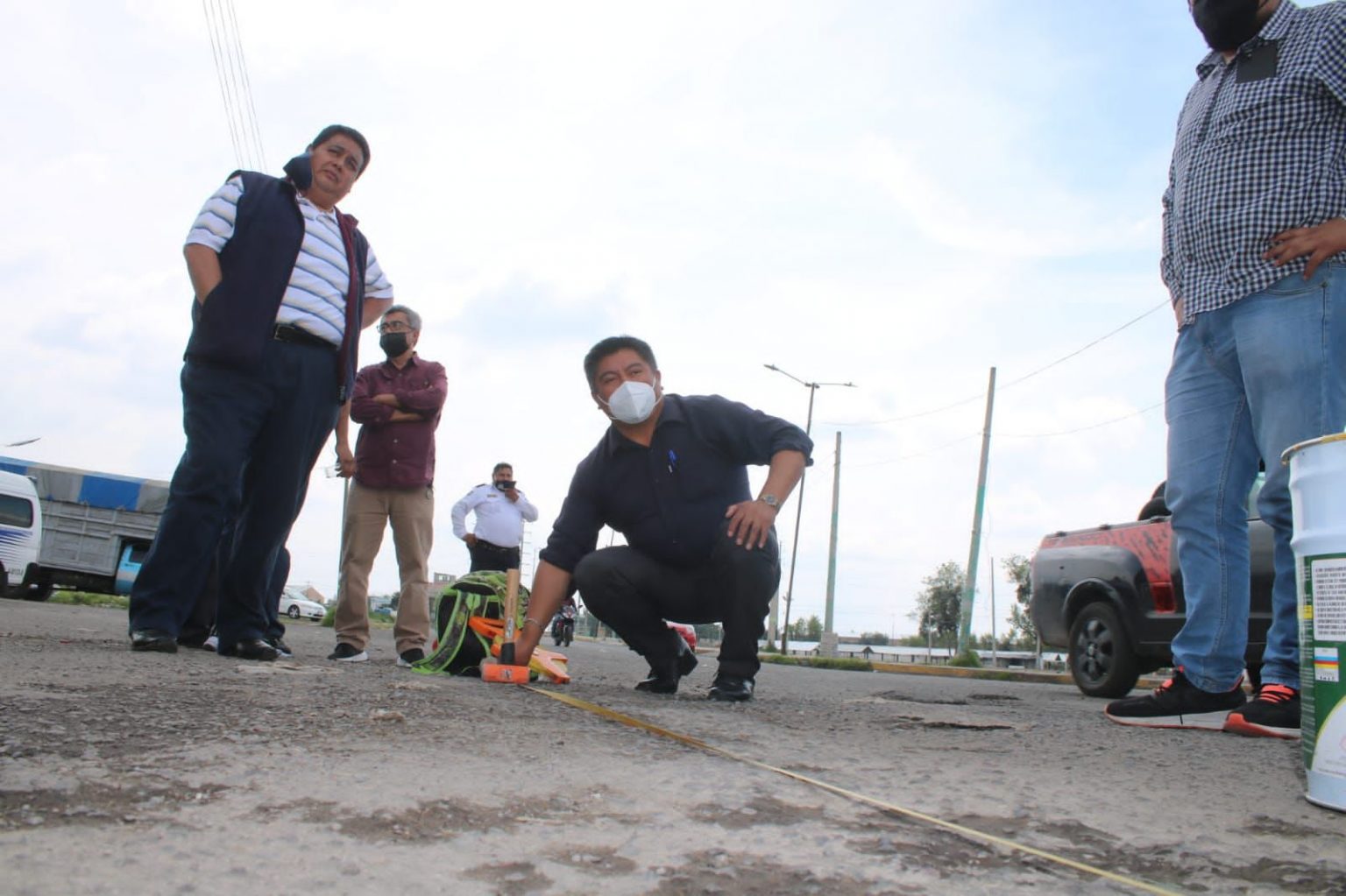 Por: Cortesía Rescatan parada de transporte público en el Mercado Nuevo de Chiautempan