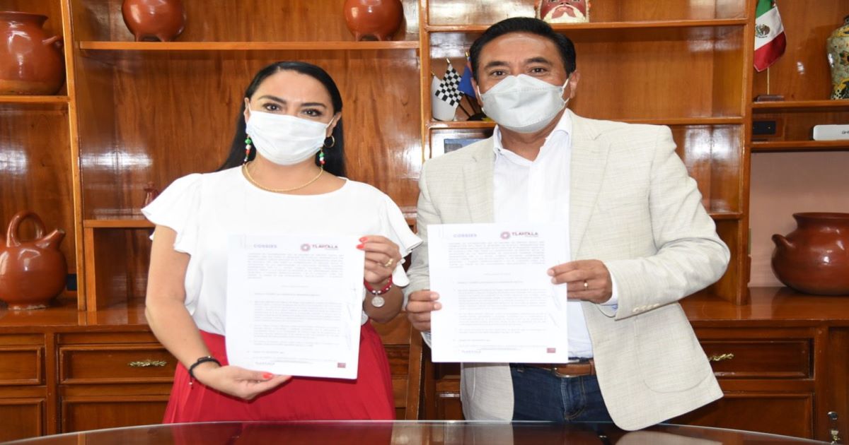 Por: Cortesía Firman Ayuntamiento de Tlaxcala y COSSIES convenio de colaboración para que estudiantes cumplan con su servicio social