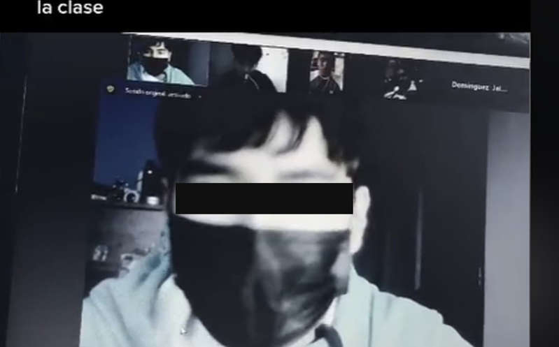 Por: Cortesía Profesor "saca de clase" a alumno con fallas en internet y video se hace viral con opiniones divididas