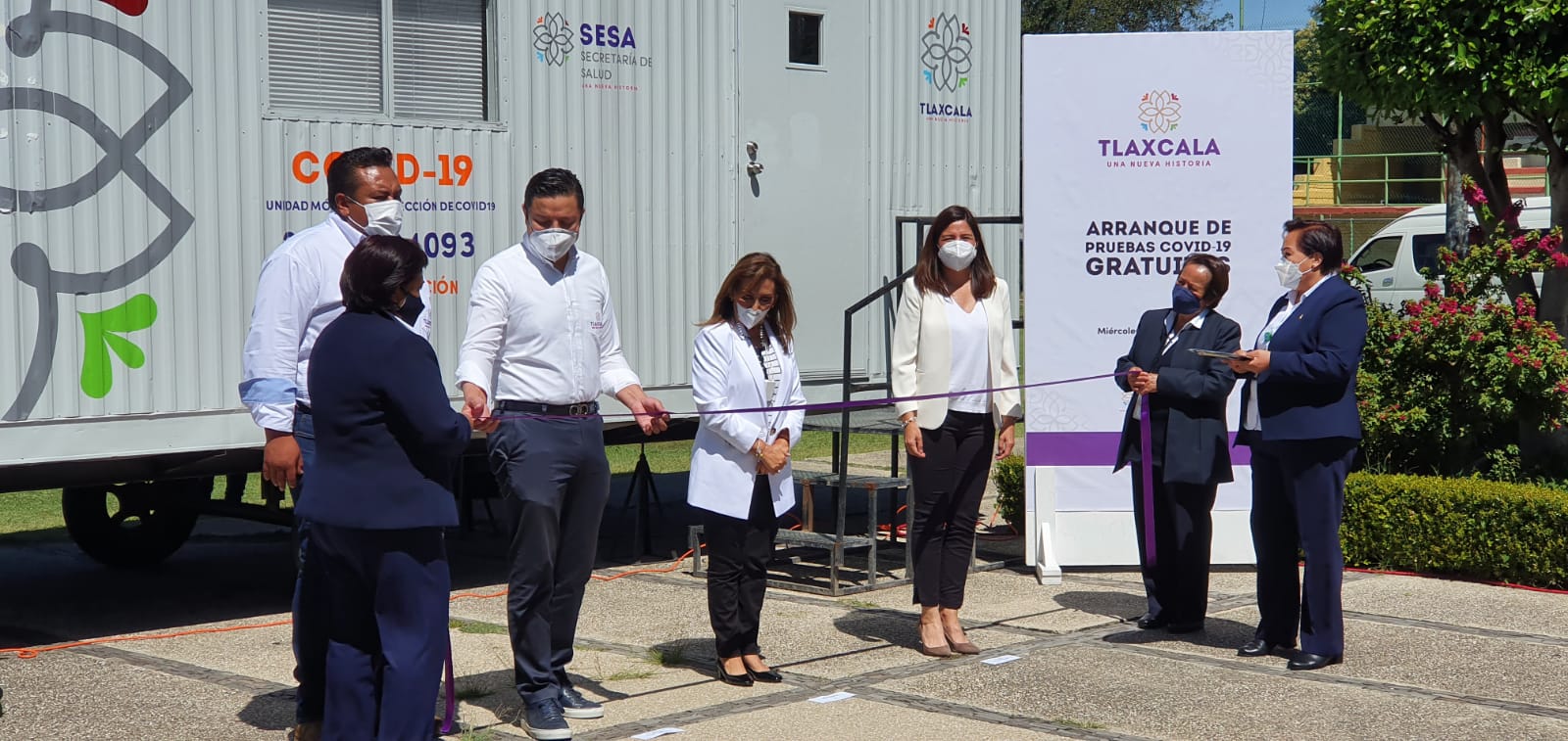 Por: Cortesía Arrancan unidades de detección de Covid en Tlaxcala