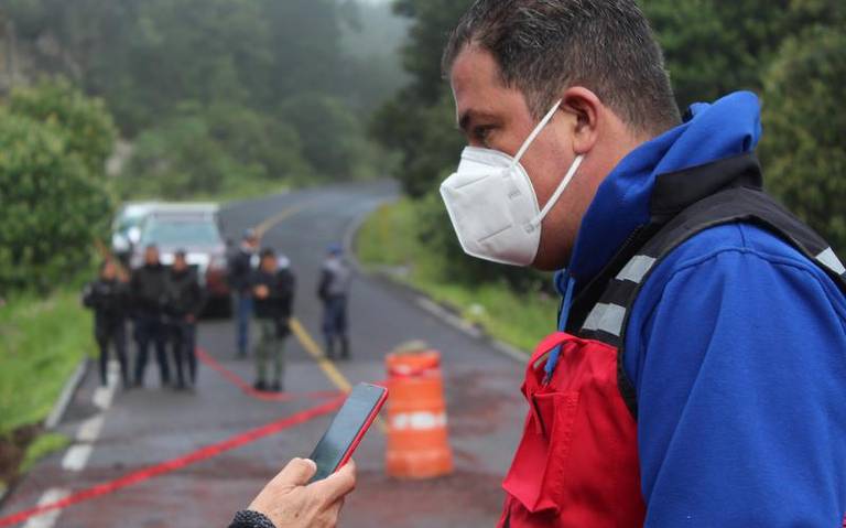 Por: Cortesía Tramo carretero en Tecopilco se encuentra dañado y no hay fecha para reconstruirlo