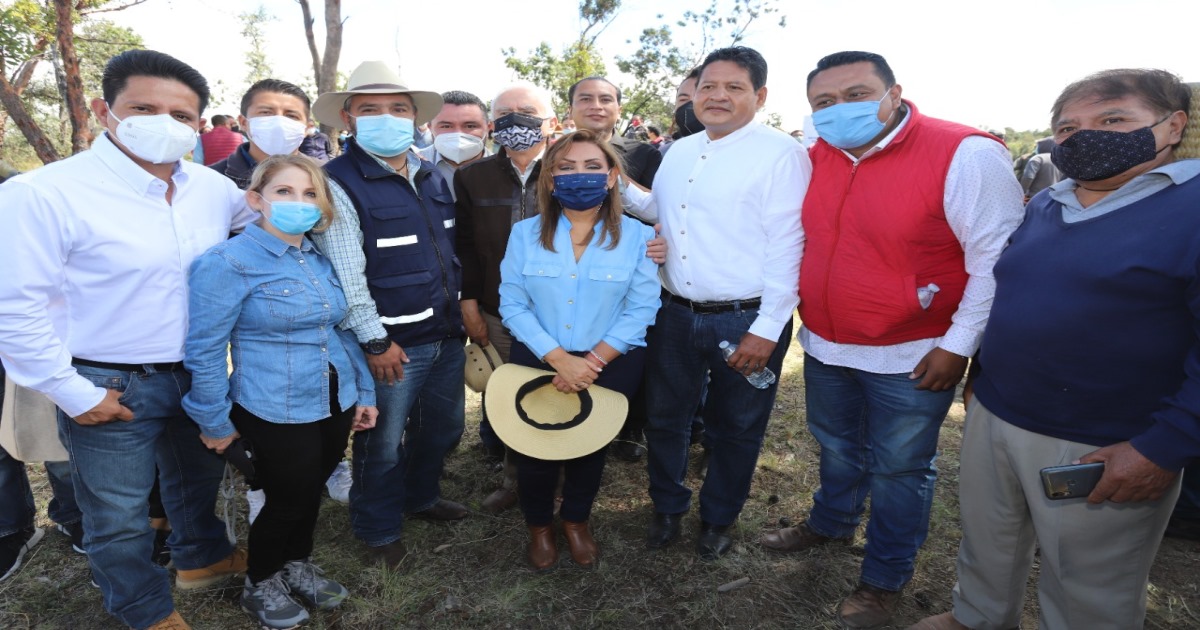 Encabezó Lorena Cuéllar acciones de reforestación en la malinche