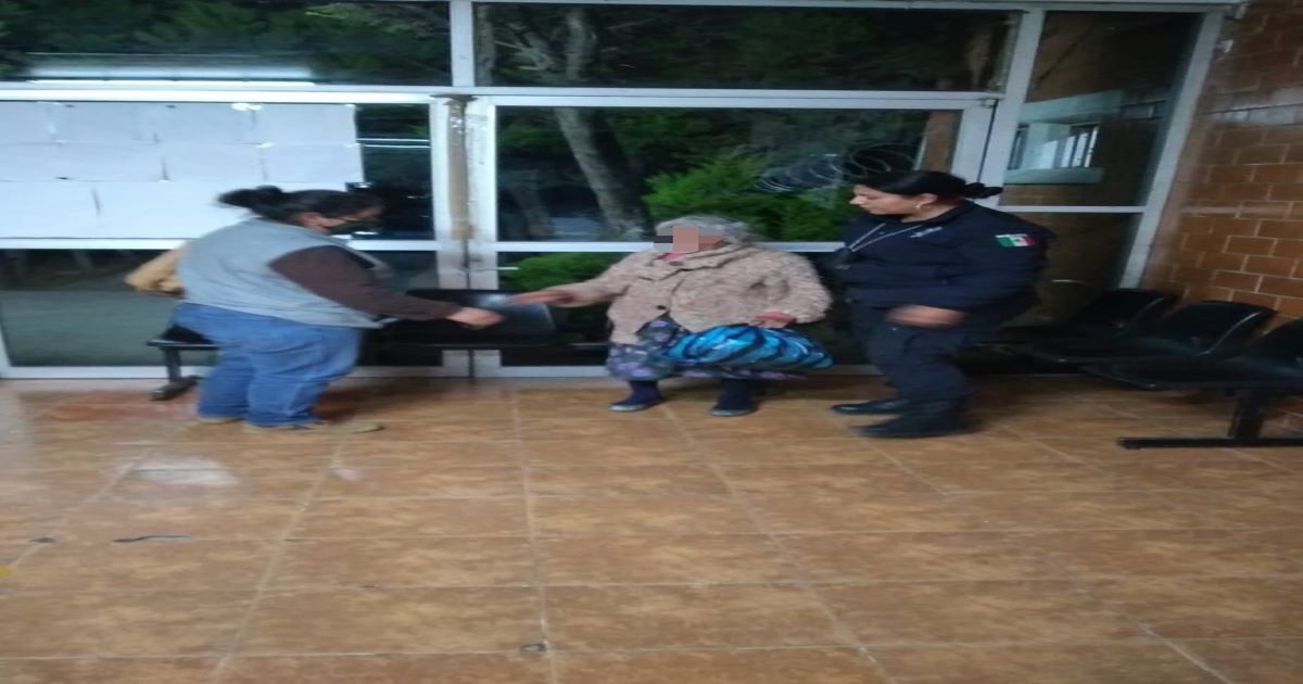 Por: Cortesía Ubica Policía de Apizaco a mujer de la tercera edad que fue reportada como ilocalizable