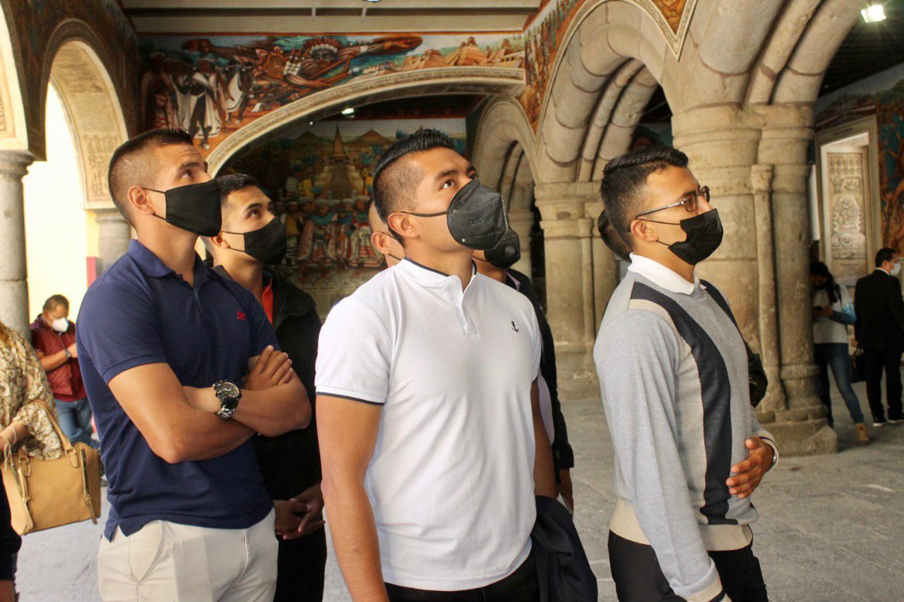Por: Cortesía Muestra la Ciudad de Tlaxcala su belleza y atractivos al Escuadrón de Caballería de Mazaquiahuac