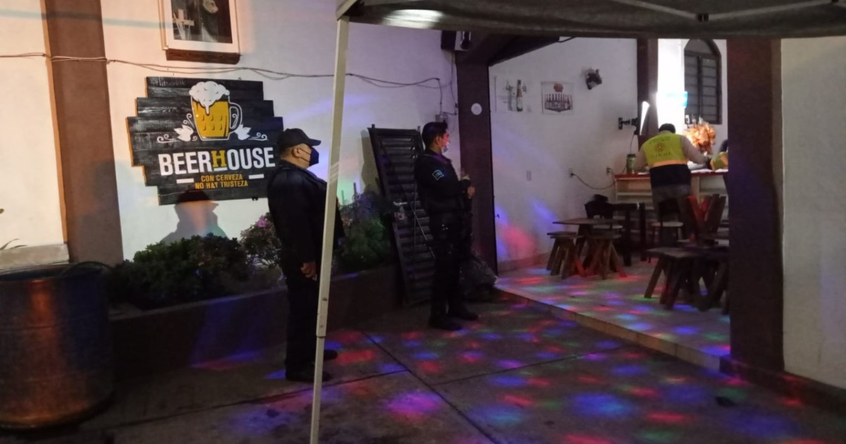 Por: Cortesía En operativo interinstitucional, autoridades suspendieron bares, antros y fiestas particulares