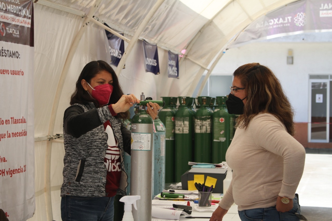 Por: Cortesía Kioscos otorgaron mil 651 atenciones de recarga de oxígeno gratuito a enfermos de covid-19