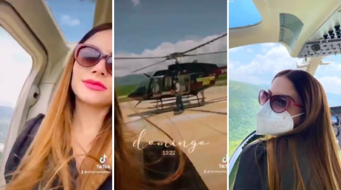 Por: Cortesía "El vuelo era para distribuir vacunas COVID": Personal del IMSS utiliza helicóptero para pasear a su novia
