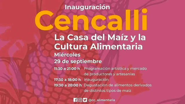 Por: Cortesía Cencalli, la 'casa del maíz', abre sus puertas en Los Pinos