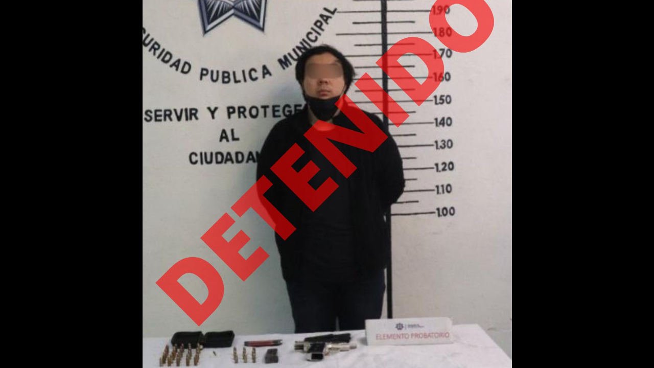 Por: Cortesía Este fin de semana; la Policía de San pedro Cholula rescató a dos víctimas y detuvo a un posible secuestrador