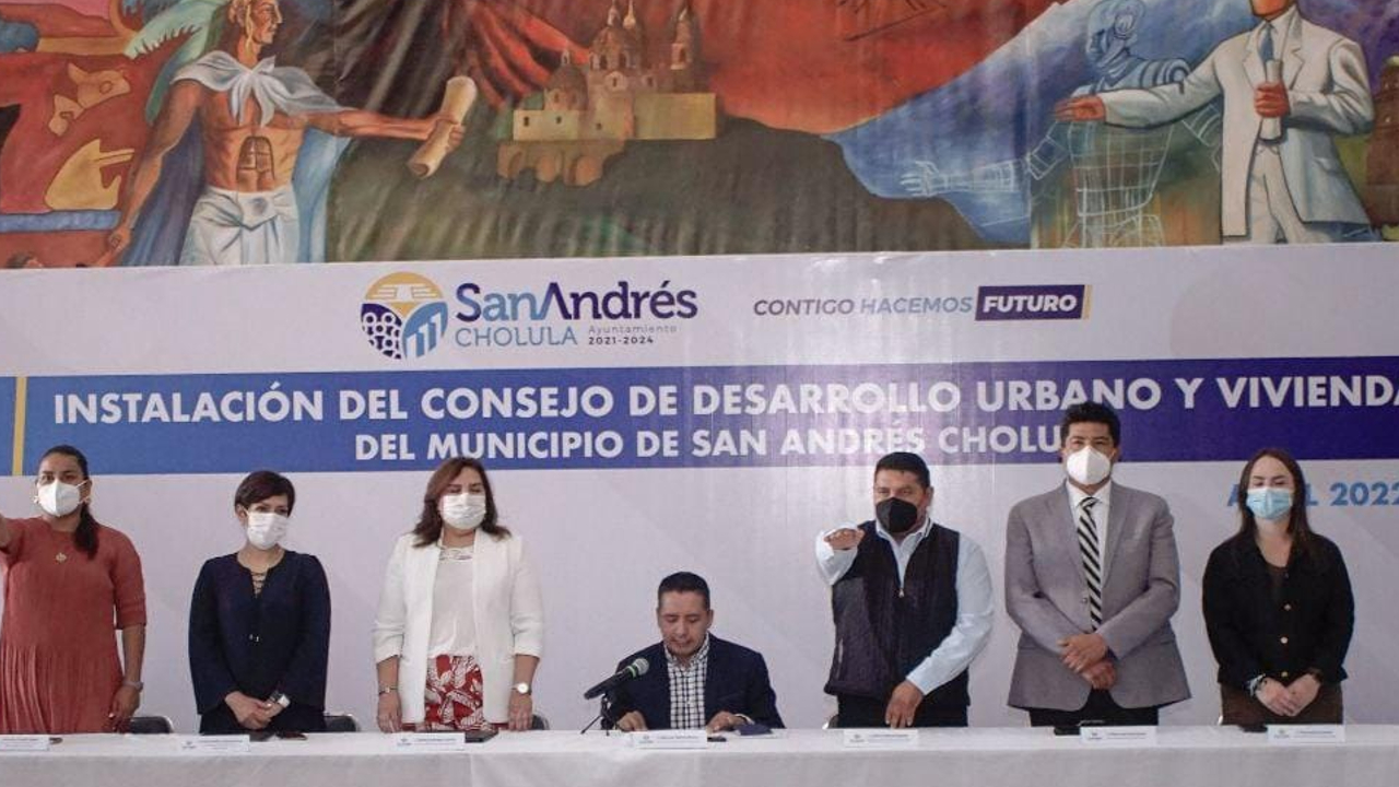 Por: Cortesía Instalan en San Andrés Cholula el Consejo de Desarrollo Urbano y Vivienda del Municipio