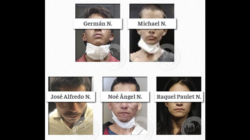 Cinco personas son enviadas a prisión por robo en distintos hechos delictivos en Puebla