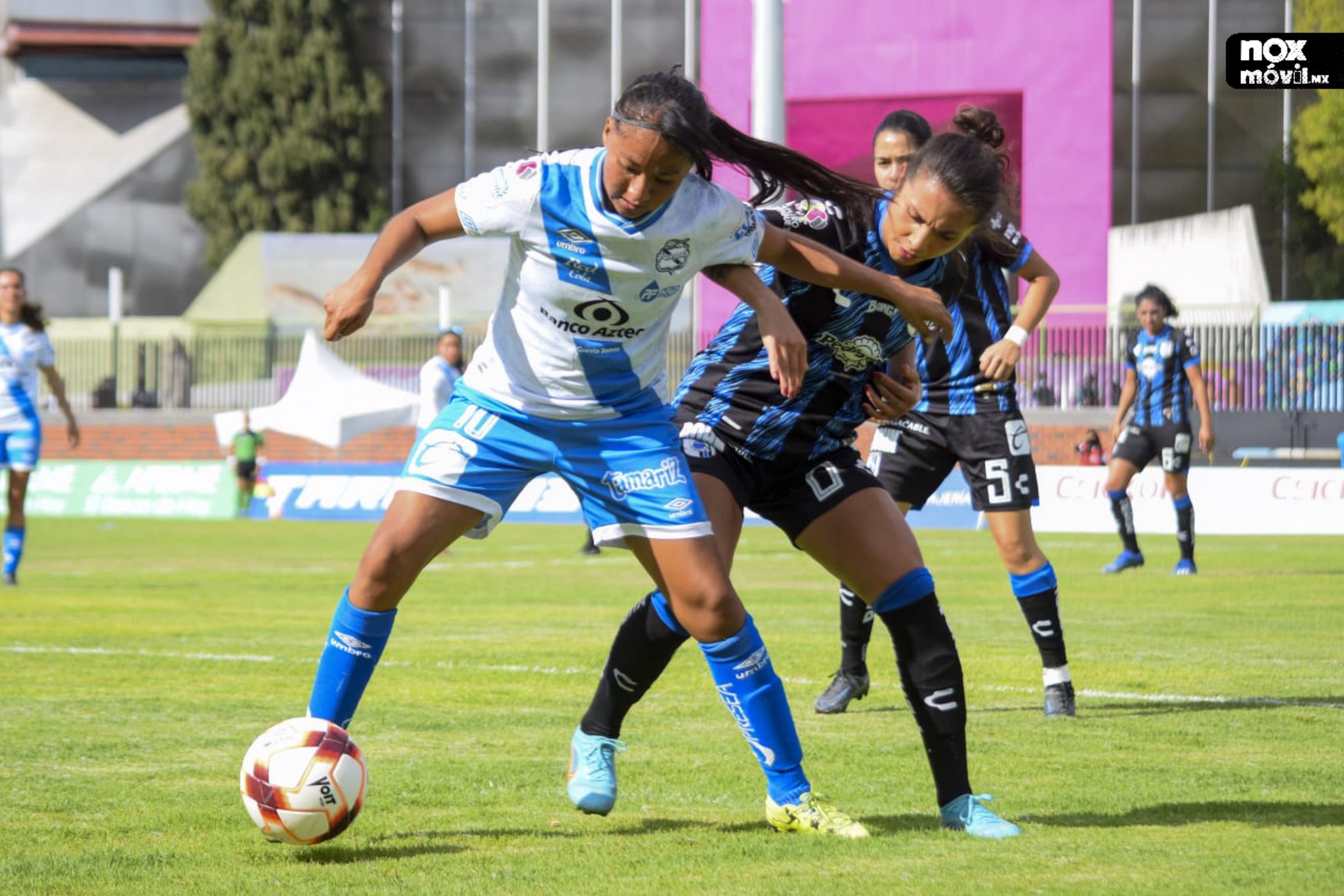 Por: Cortesía Puebla Femenil tropezó en Querétaro