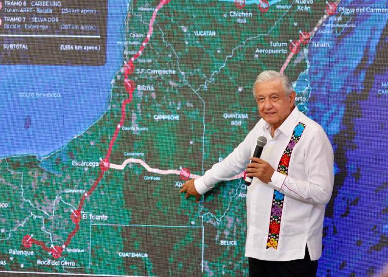 Por: Cortesía Recibirá AMLO este lunes en palacio nacional a famosos que están en contra del Tren Maya