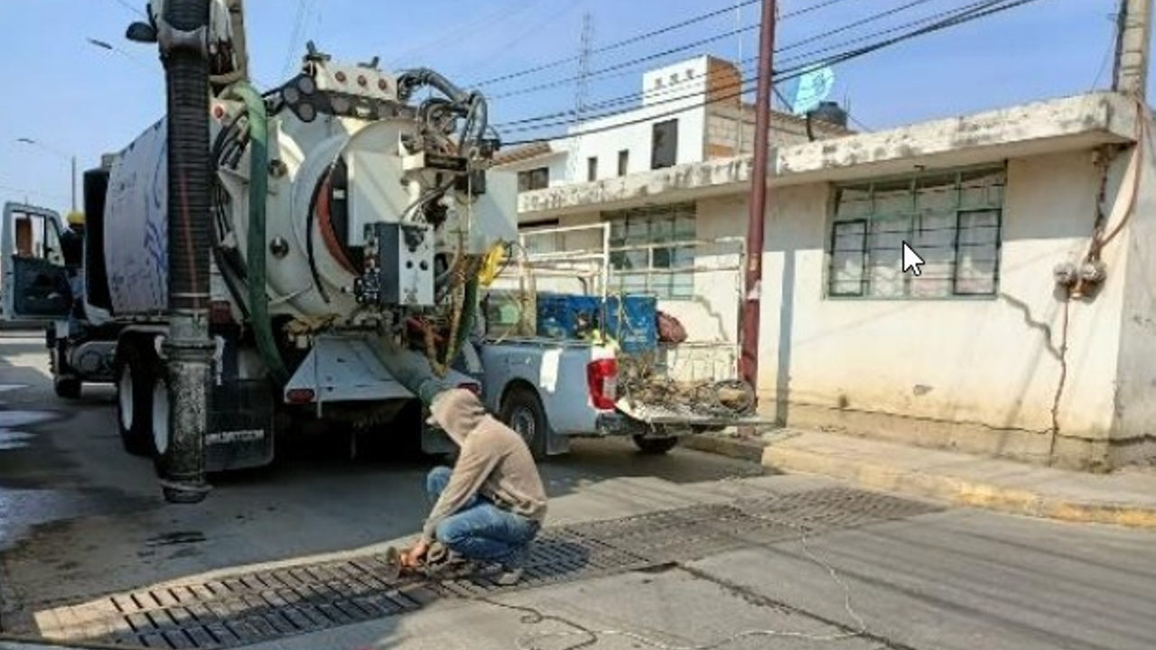 Por: Cortesía En San Pedro Cholula ya iniciaron los trabajos preventivos en esta época de lluvias