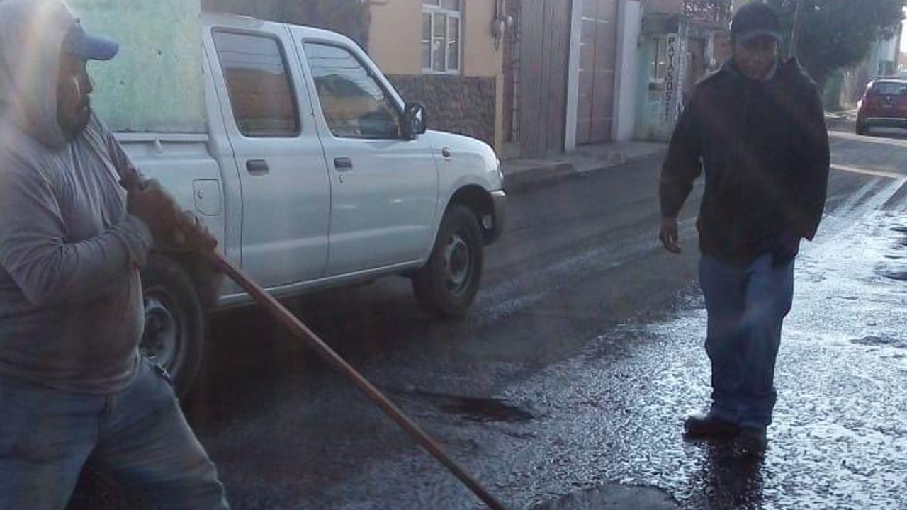 Por: Cortesía SOSAPACH inició con las labores de mantenimiento a la red drenaje de San Matías Cocoyotla