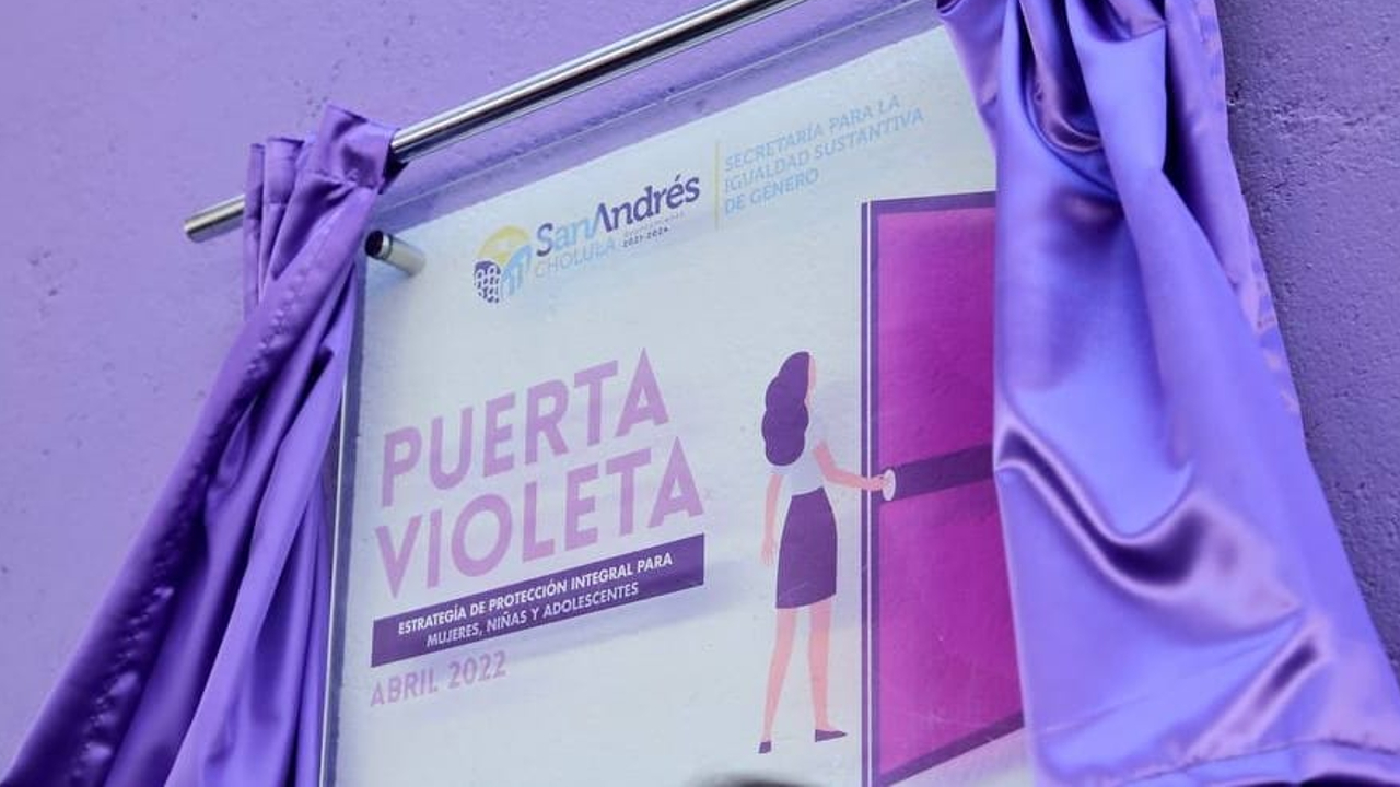 Por: Cortesía Se inaugura en San Andrés Cholula el edificio “Puerta Violeta”