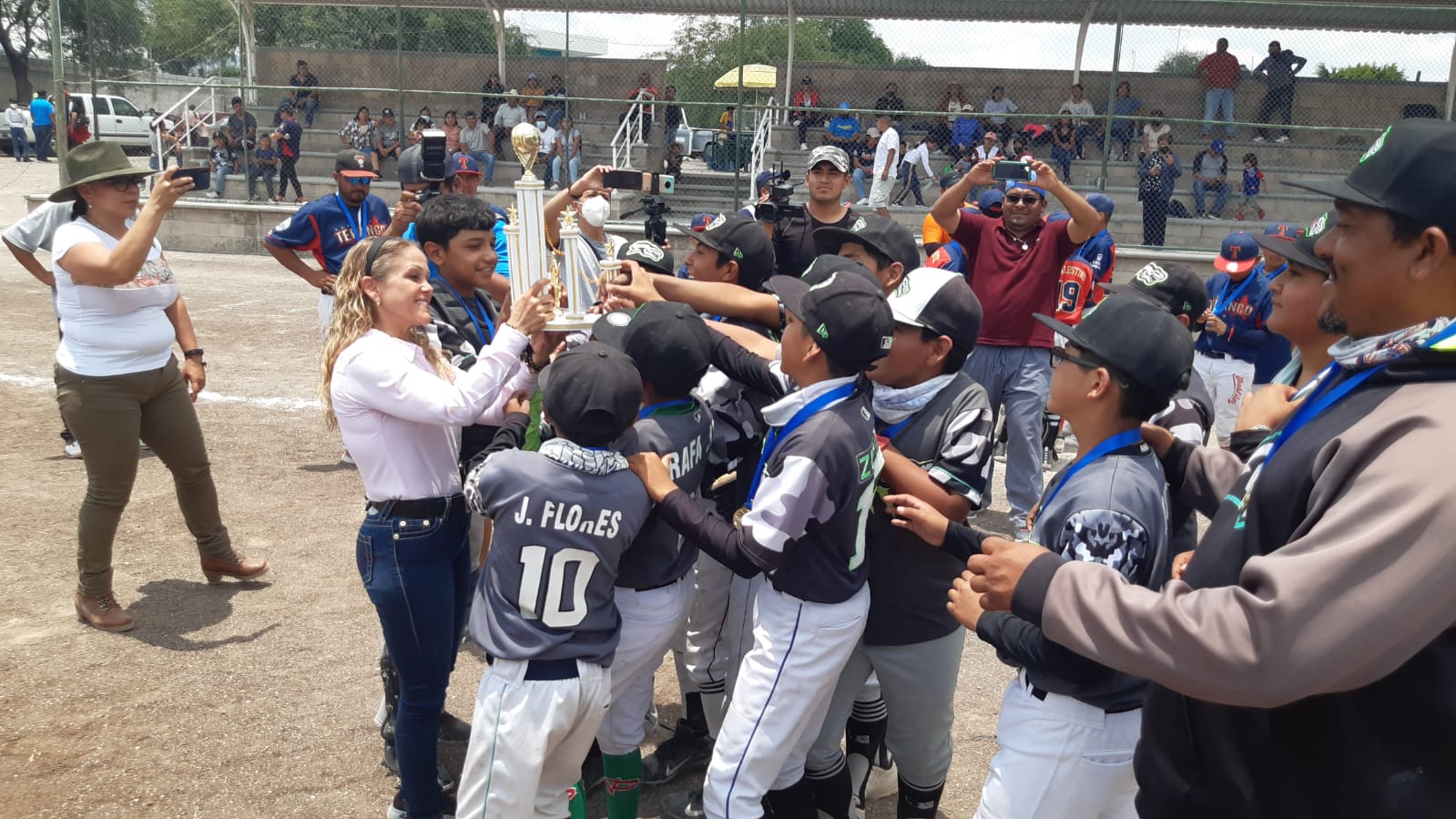 Por: Cortesía Raptors Puebla, el equipo infantil de beisbol que jugará en Estados Unidos