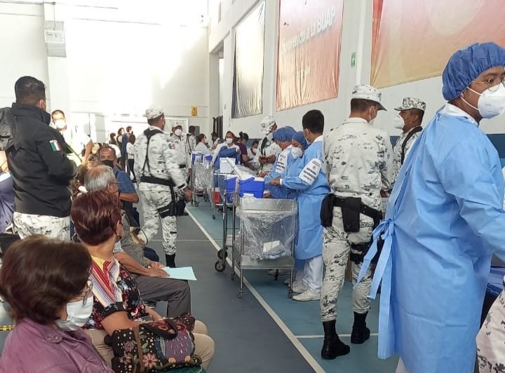 Por: Cortesía En Puebla, Guardia Nacional y Sedena llevarán la vacuna contra el Covid casa por casa