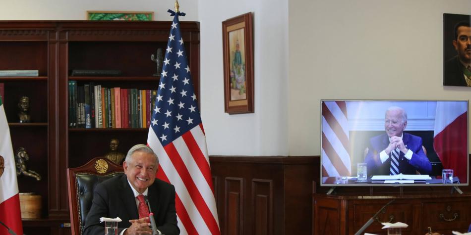 Por: Cortesía Discutirán AMLO y Biden estrategia migratoria y eliminación del título 42