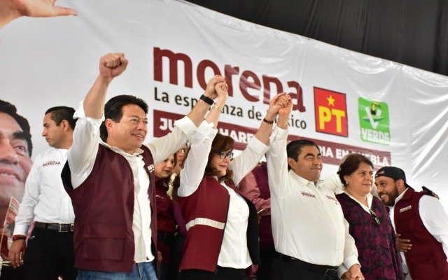 Barbosa reconoce molestia con dirigente nacional de Morena por candidaturas de pasada elección