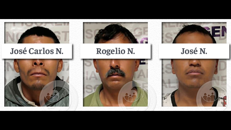 Por: Cortesía Rogelio N., José N. y José Carlos N. son sentenciados a 6 años de prisión por robo en Zacatlán