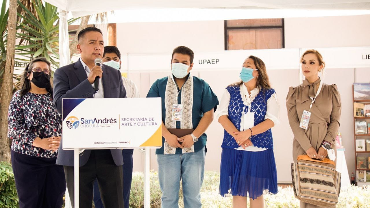 Por: Cortesía En San Andrés Cholula se inauguró el Tercer Festival del Libro