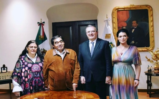 Por: Cortesía Niega Barbosa que Marcelo Ebrard haya visitado Puebla para hacer alianzas