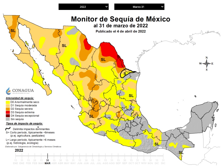 sequia mexico