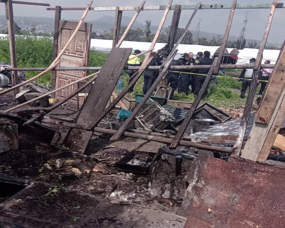 Por: Cortesía Explosión de taller de pirotecnia en Tláhuac, CDMX, dejó dos personas heridas