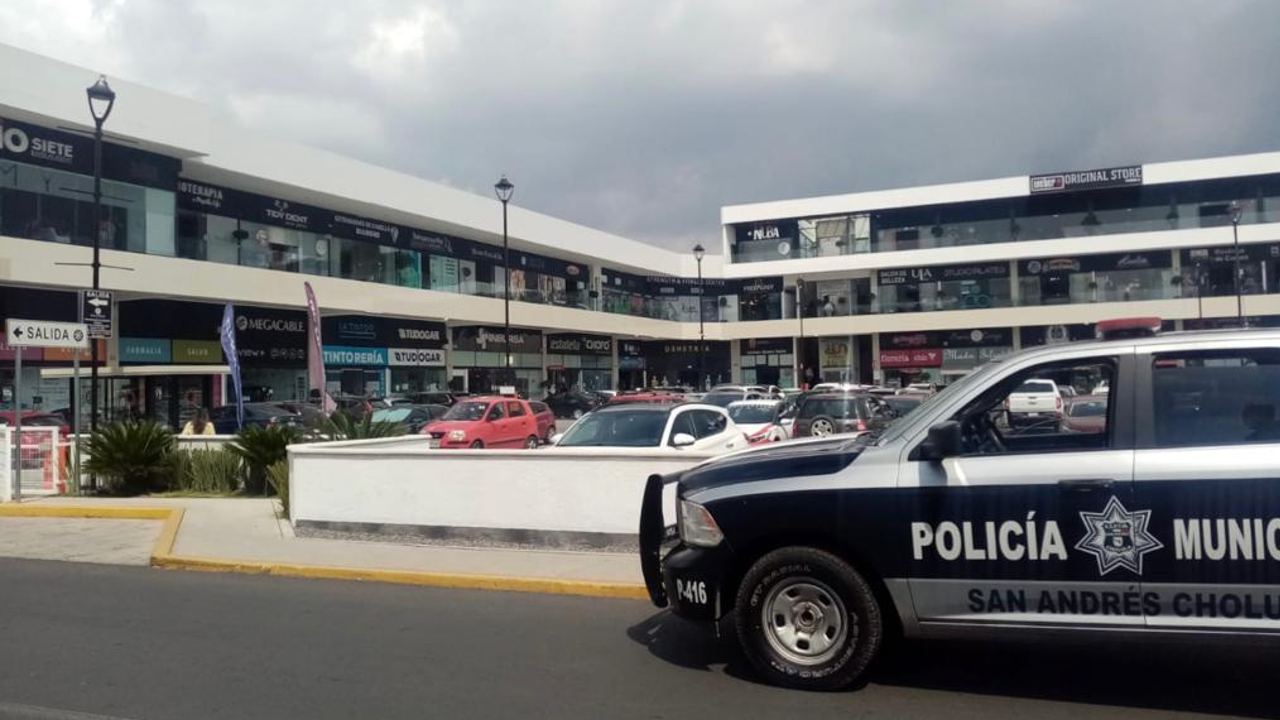 Por: Cortesía Autoridades de San Andrés Cholula aluden que intensificarán las labores de vigilancia en centros comerciales