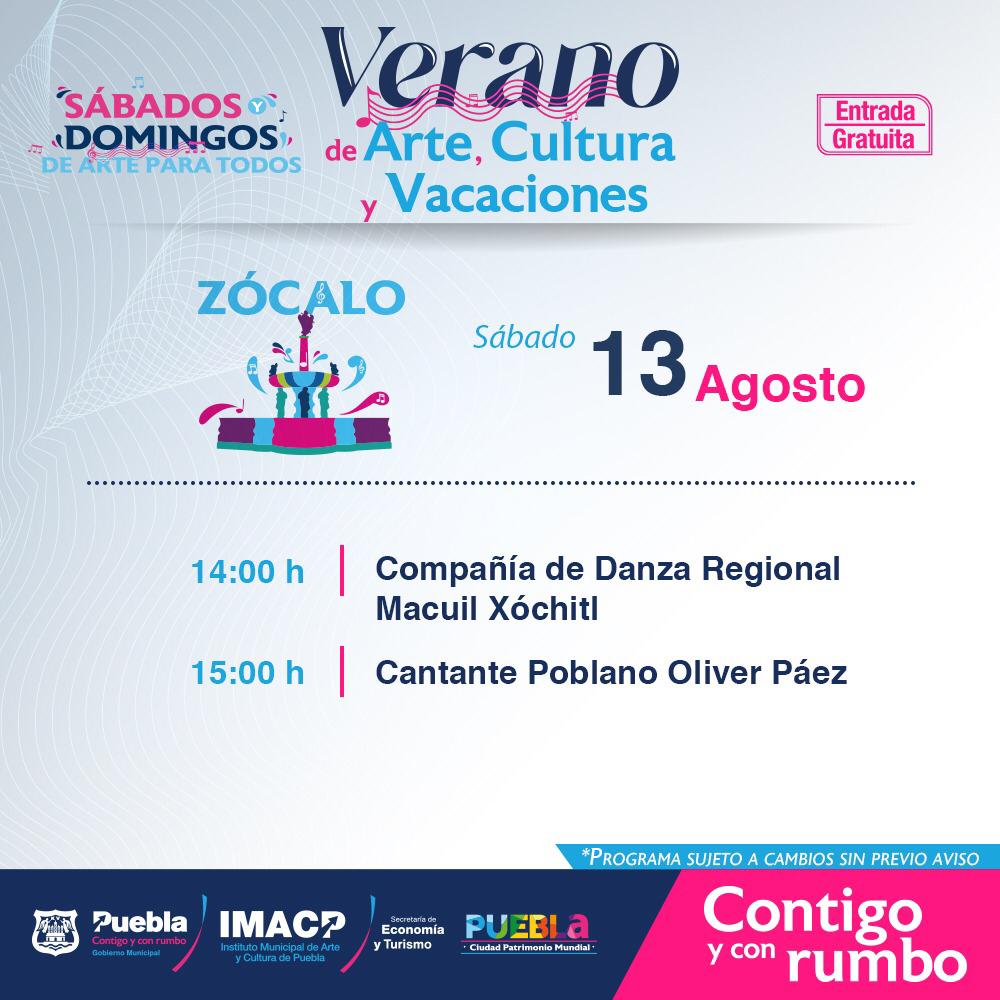 Por: Cortesía Conoce la cartelera noches de fin de semana musicales en el centro histórico de Puebla