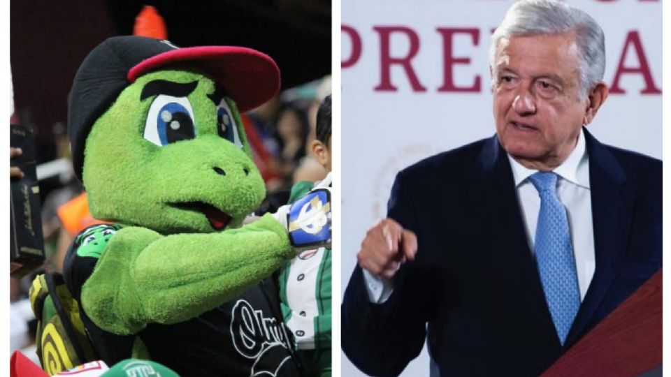 Por: Cortesía AMLO reprueba (pero justifica) uso de helicóptero de la Marina para transportar mascota de béisbol