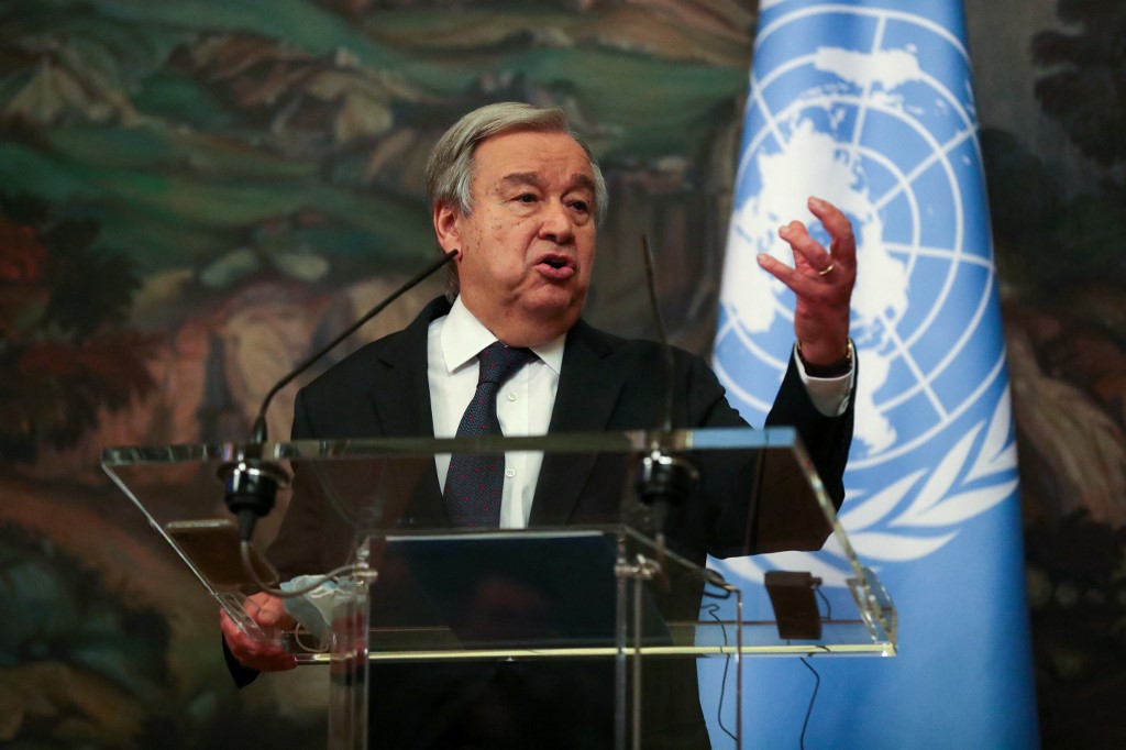 Por: Cortesía António Guterres llega a Ucrania para reunirse mañana con Zelenski y Erdogan