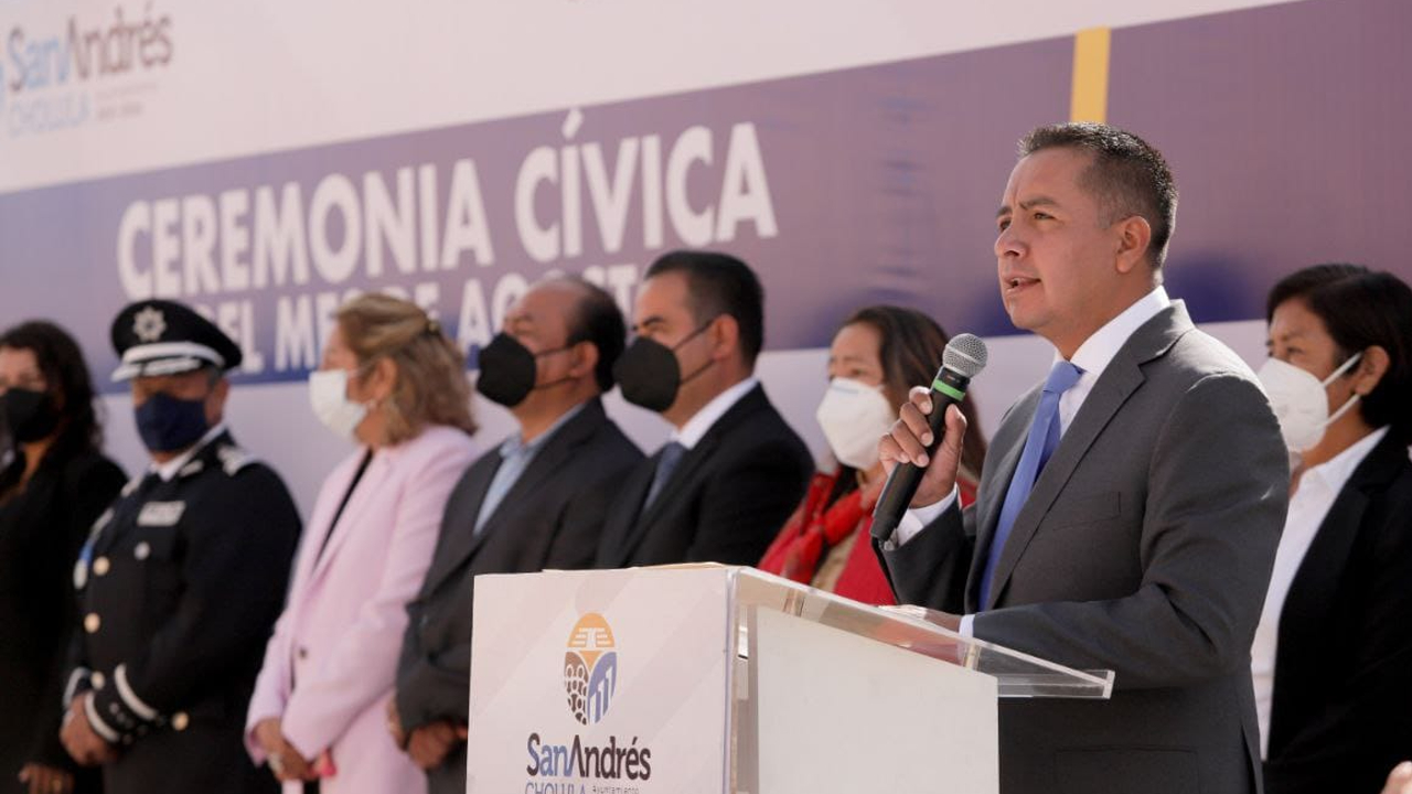 Por: Cortesía Edmundo Tlatehui asegura que la SSP tiene la obligación de convertir a San Andrés Cholula en un lugar seguro