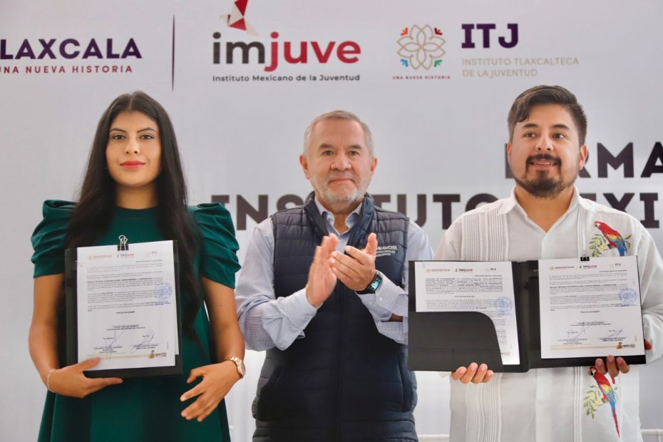 Por: Cortesía Atestiguó SEGOB firma de convenio entre ITJ e IMJUVE