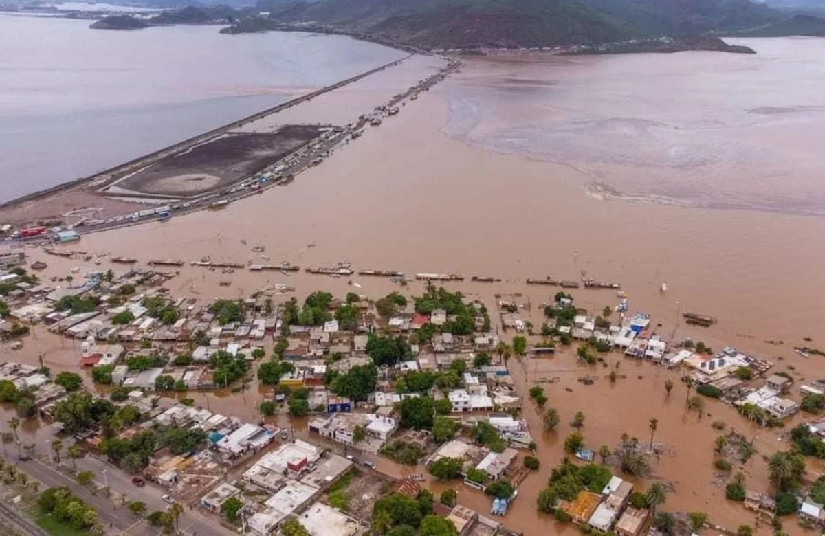 Por: Cortesía Tras lluvias en sonora colapsan carreteras y reportan varias viviendas inundadas