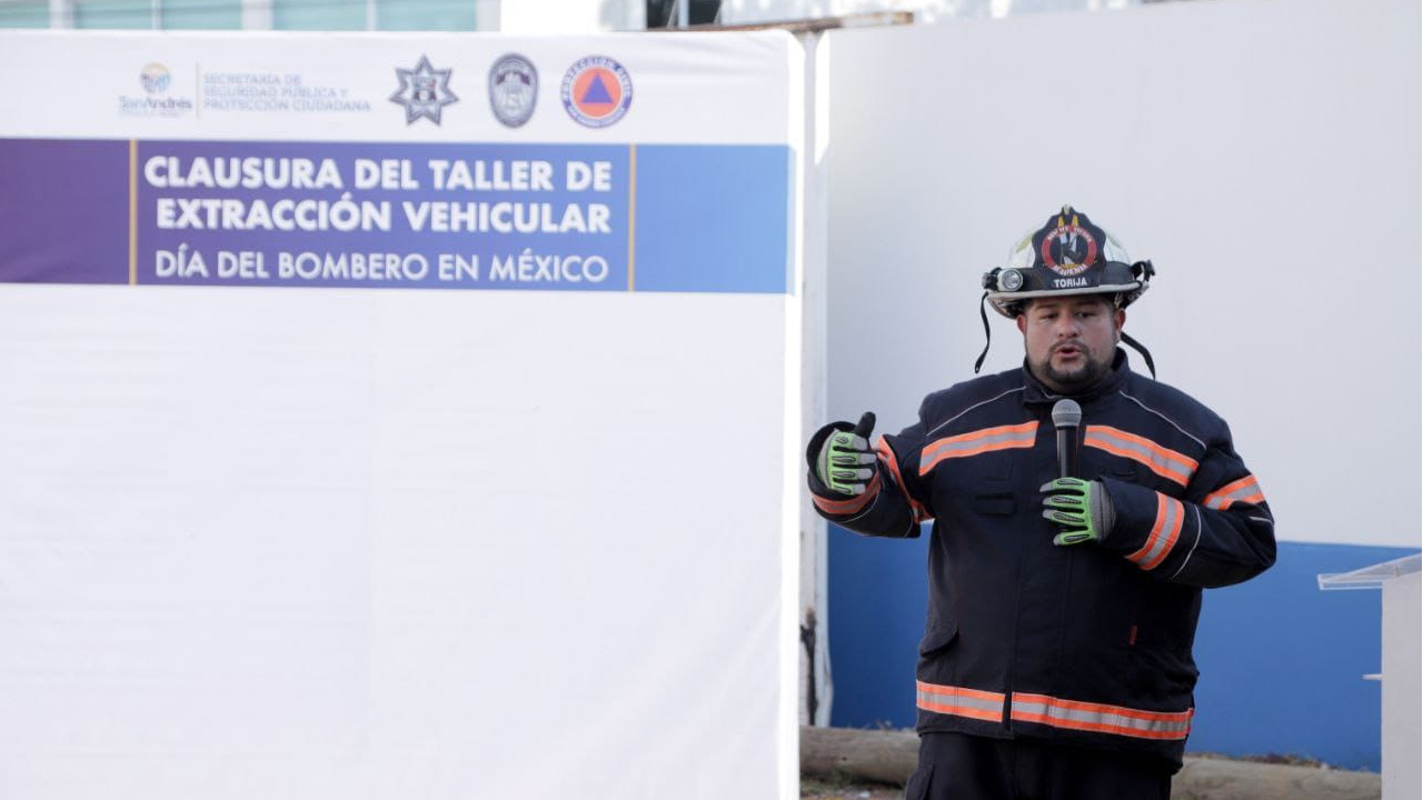 Por: Cortesía Gobierno de San Andrés Cholula conmemoró el Día del Bombero