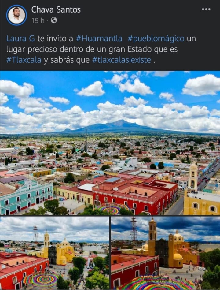 Alcalde de Huamantla invita a Laura G a conocer Tlaxcala