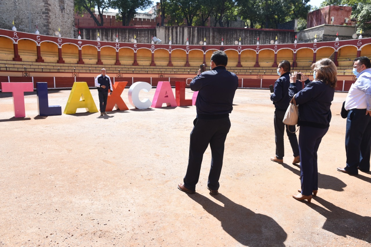 Letras monumentales de Tlaxcala estarán en las comunidades y delegaciones de la capital
