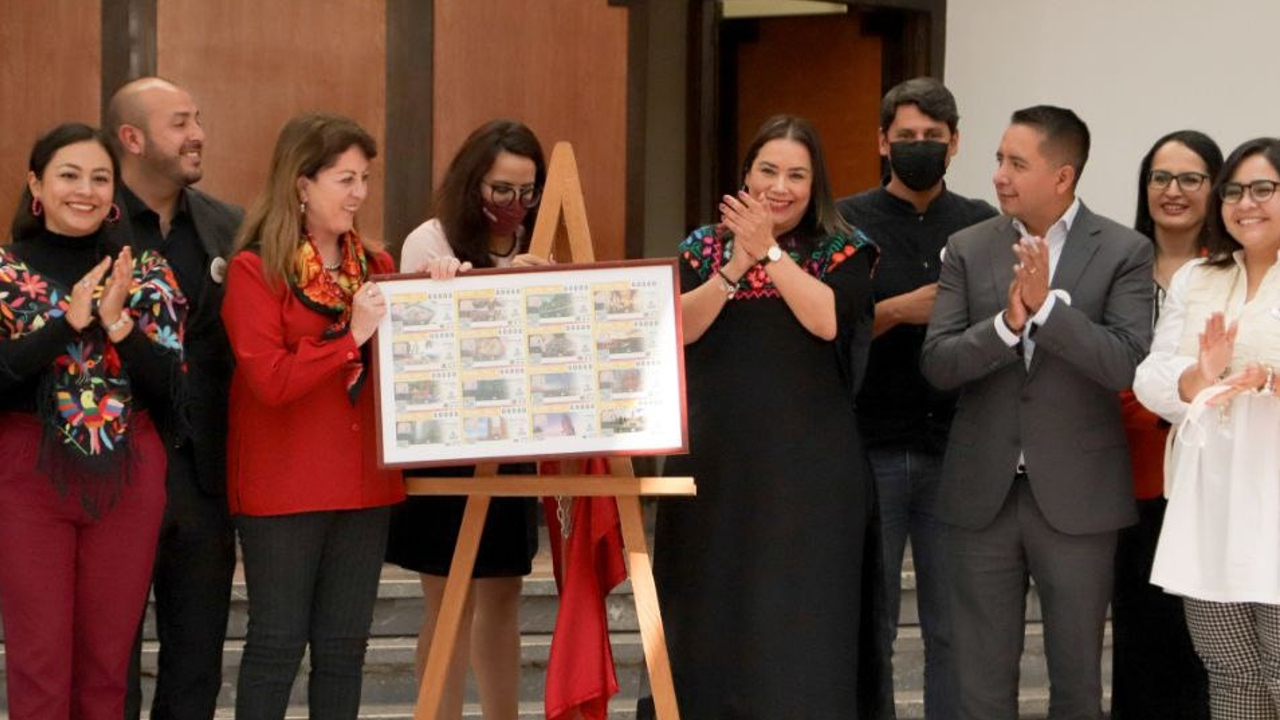 Por: Cortesía San Andrés Cholula estará en el boleto de la Lotería Nacional