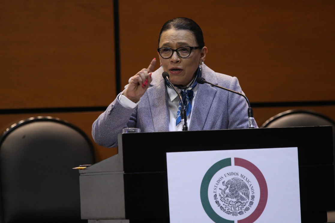 Por: Cortesía Rosa Icela Rodríguez propone usar dinero del crimen organizado para equipar a policías