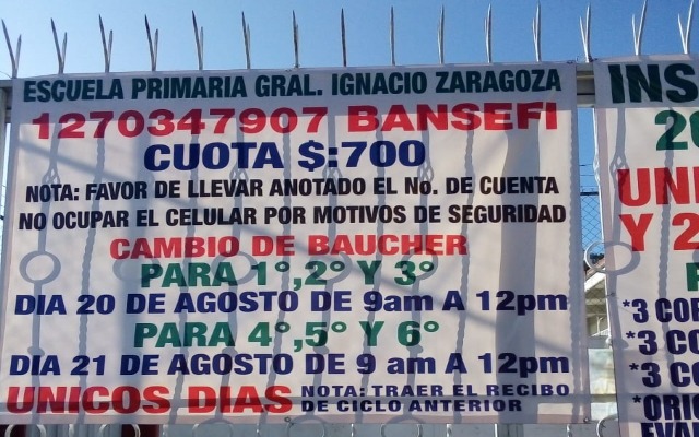 Por: Cortesía SEP atendió y resolvió 62 quejas de padres de familia por cobro de cuotas escolares