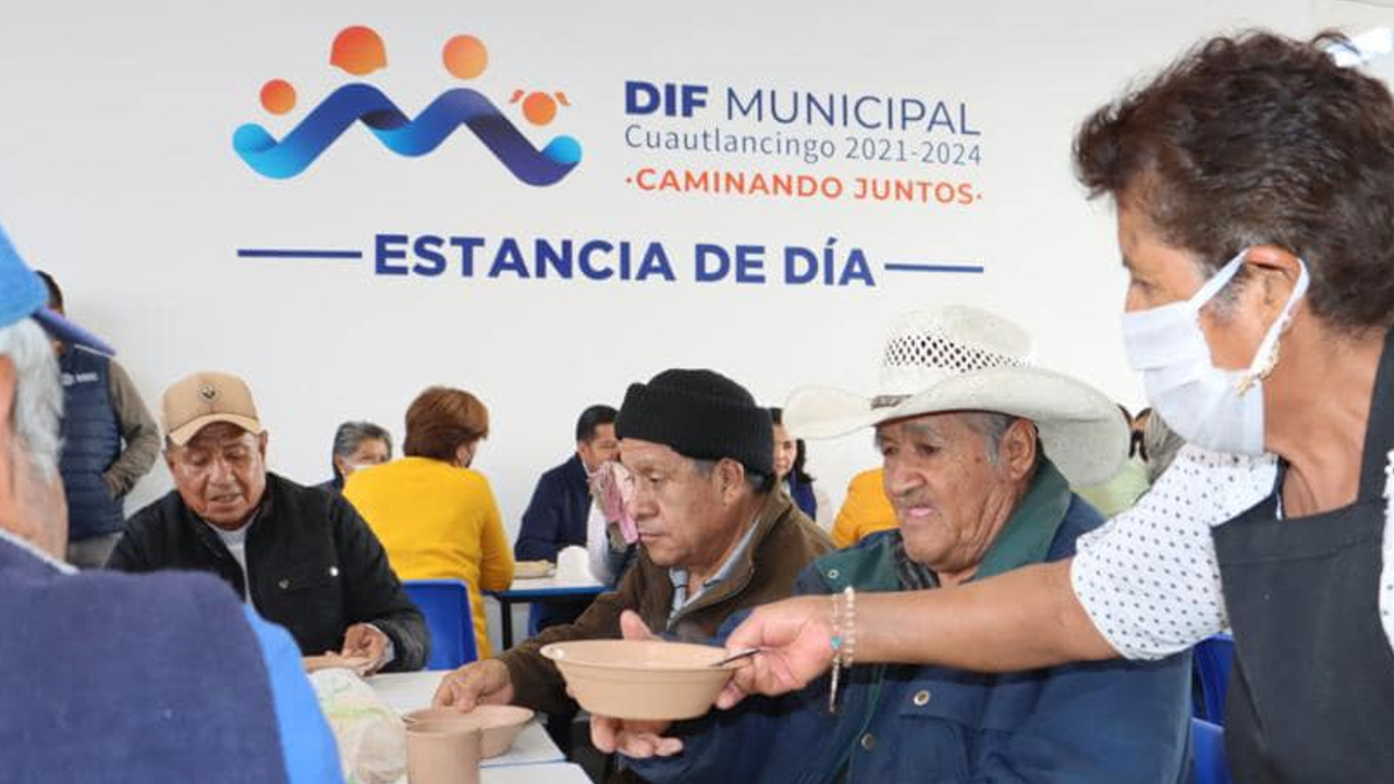Por: Cortesía En Cuautlancingo; habilitan desayunos gratuitos para adultos de la tercera edad
