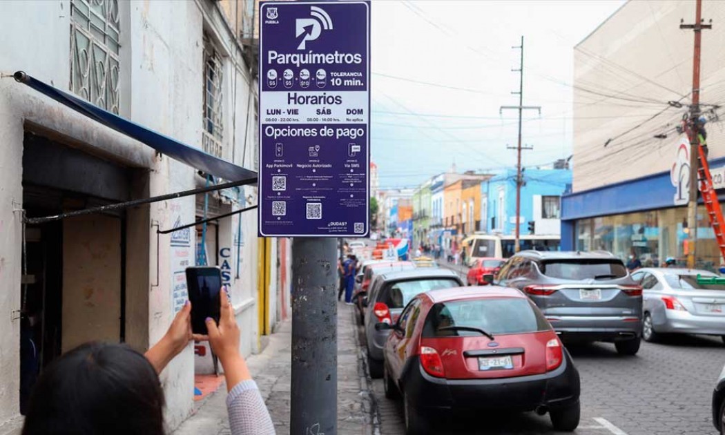 Por: Cortesía Roban señalética de parquímetros en el centro histórico