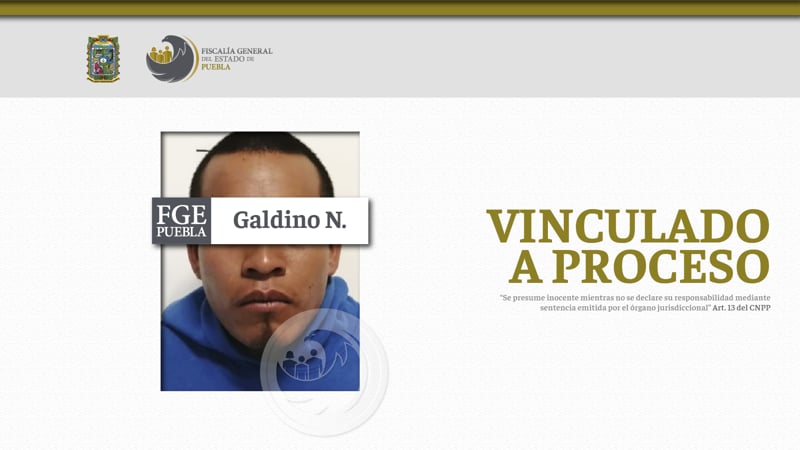 Por: Cortesía Galdino N. es enviado prisión por disparar en contra de un hombre en Atzitzihuacán